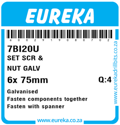 7BI20 - Set Screw & Nut -7BI20_Label_T